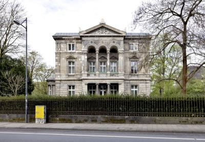 Villa Gustav Lohmann, Frontansicht