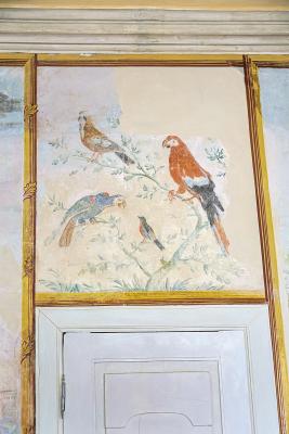 Herrenhaus Harkotten, malerische Wandgestaltung