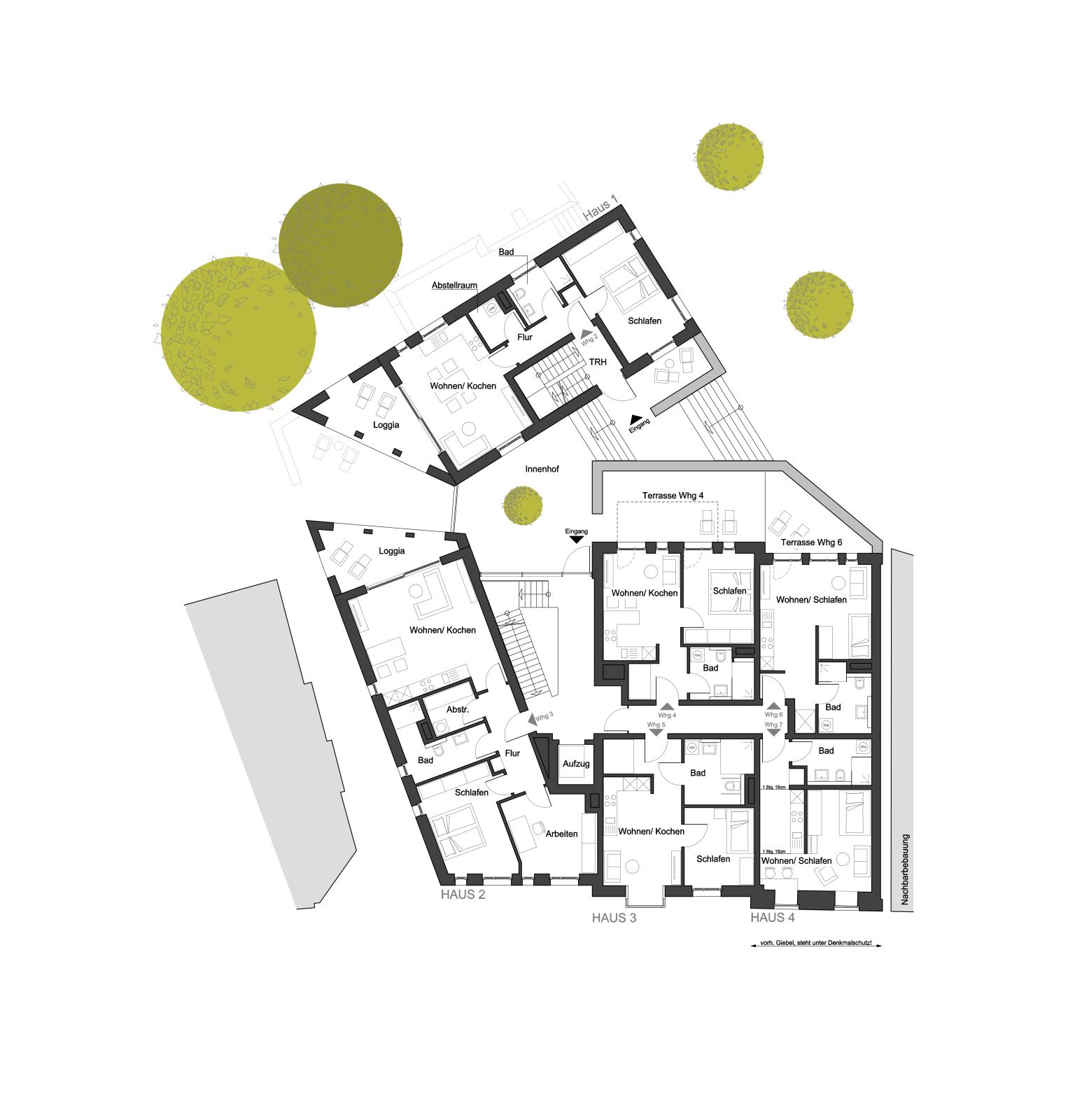 Grundriss 1. Obergeschoss