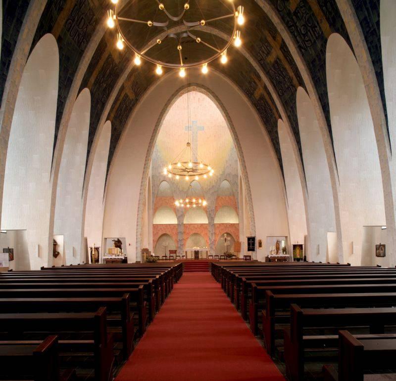 Church Heilig Kreuz Gelsenkirchen, Interior Architecture - baukunst-nrw