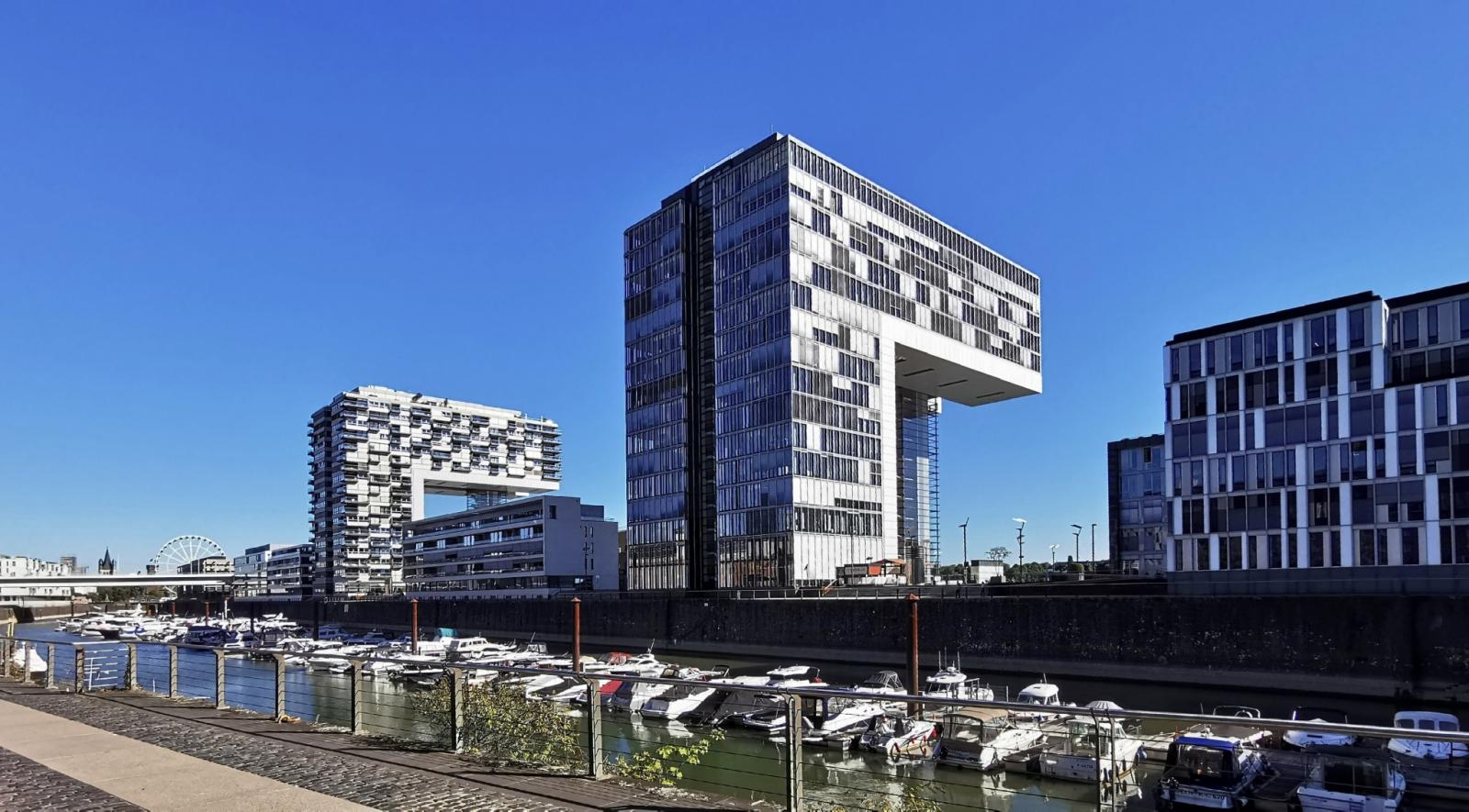 Kranhäuser Rheinauhafen Köln Köln, Ingenieurbau baukunstnrw