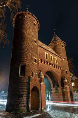 Lüdinghauser Tor im Dunkeln