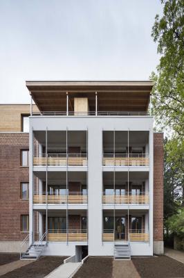 Wohnhaus Schiffahrter Damm, Rückansicht