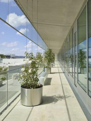 Hauptverwaltung Medice, Loggia