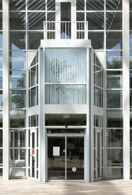 Eingang Stadthaus Rheinberg