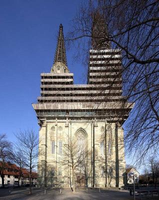 Doppelturmfassade Wiesenkirche