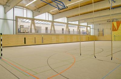 Innenansicht Schulsporthalle 