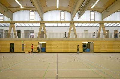 Innenansicht Schulsporthalle 