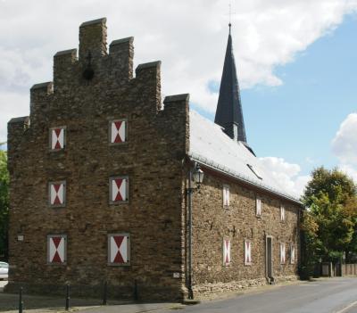 Blick auf den Treppengiebel
