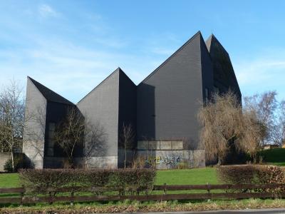 St. Hubertus in Aachen, Ostansicht