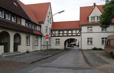 Victoria-Siedlung Lünen, Tordurchfaht