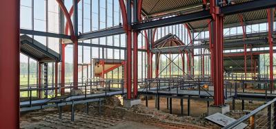 Innenansicht Thermenschutzbau