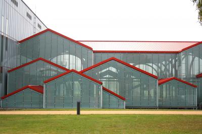 Außenansicht Thermenschutzbau