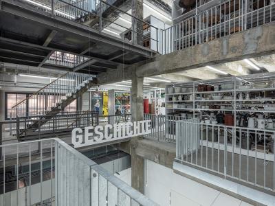 Einbindung der Ausstellung in das Konstruktionssystemn