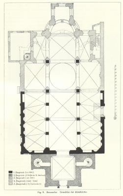 Grundriss Abteikirche