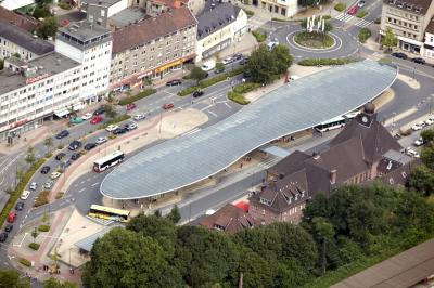 Luftbild Zentraler Omnibusbahnhof Herne