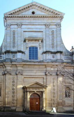 Sandsteinfassade der Dominikanerkirche Münster