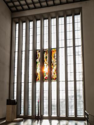 Kirchenfenster von innen