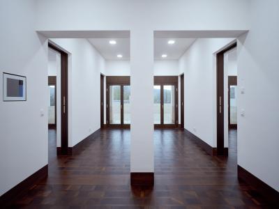 Haus auf der Hostert, Obergeschoss, zentrale Flurerschließung