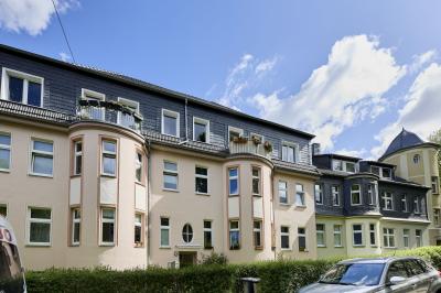 Wohnsiedlung Erbhof Bochum, Straßenperspektive