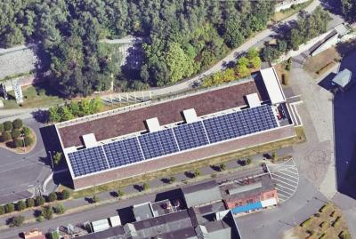 Parkhaus der Jahrhunderthalle Bochum, Südansicht