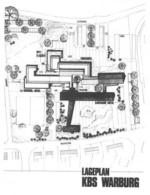 Lageplan Johann-Conrad-Schlaun Berufskolleg in Warburg