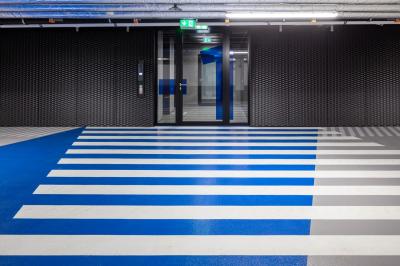 Tiefgarage, Farbkonzept