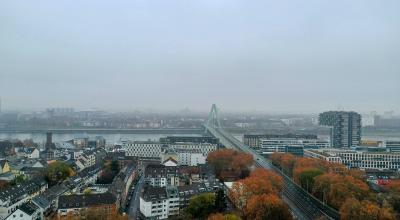 Luftbild Severinsbrücke