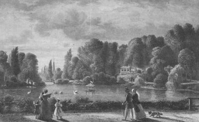 ursprüngliche Goldene Brücke nach dem Entwurf von Adolph von Vagedes