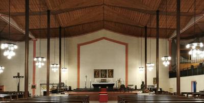 Innenraum St. Mariae Himmelfahrt in Ochtrup