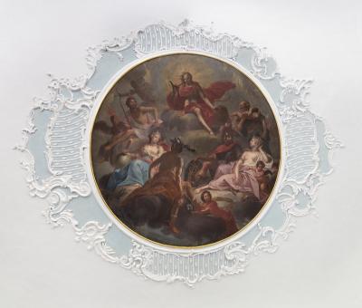 Deckengemälde im Gartensaal