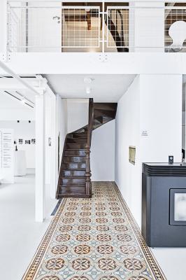 bauKULTURstelle, Foyer, erhaltene Treppenanlage