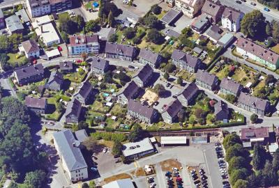 Luftbild Gartenstadt Crengeldanz von Osten