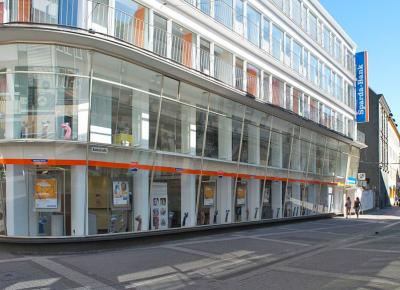ehem. Geschäftshaus Becher Elberfeld, Straßenperspektive