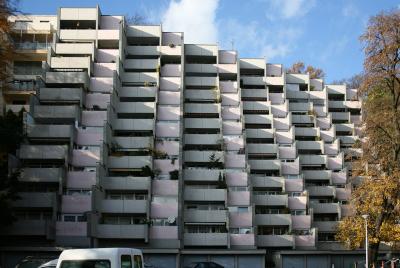 Terrassierter Baukörper