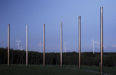 Stundenstäbe der Sonnenuhr