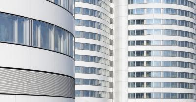 Bettentürme des Uniklinikums nach der Sanierung