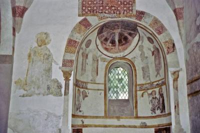 Wandmalereien südliche Seitenapsis, Dorfkirche Bochum Stiepel