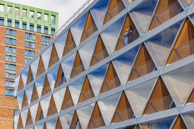 The Cradle, Loggien, parametrisches Holztragwerk