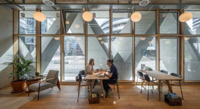 The Cradle, Erdgeschoss, parametrisches Sichtbetontragwerk