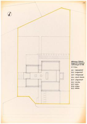 Lageplan mit Dachaufsicht