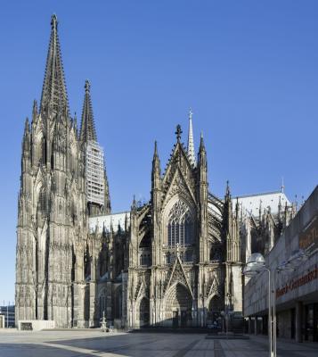 Südfassade des kölner Doms