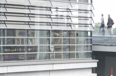 Detail Fassade Glaskubus