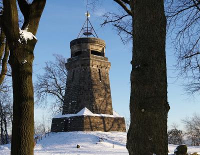 Bismarckturm Fröndenberg im Schnee