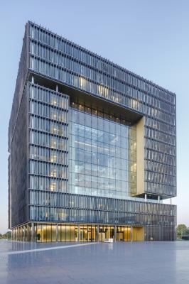 Blick auf das Headquarter Q1