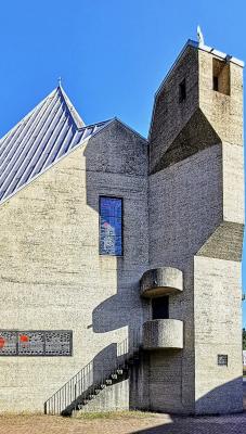 Ausschnitt Südfassade der Kirche