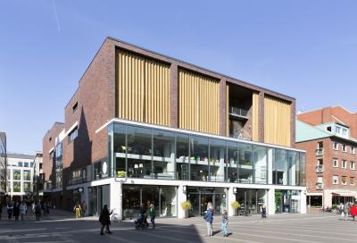 umgebautes Parkhaus in der Stubengasse in Münster