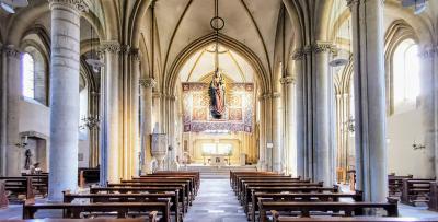Blick Richtung Osten zum Chor