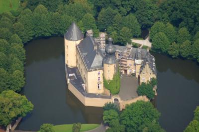 Luftbild Schloss Gemen Hauptburg