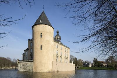 Schloss Gemen, Westansicht mit Kapellenturm